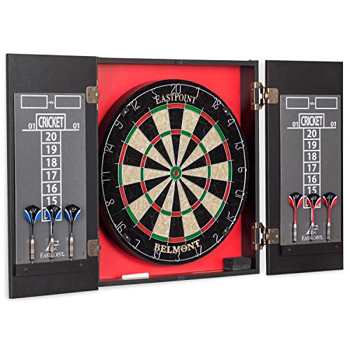 Product Cover EastPoint Sports Belmont Bristle Dartboard and Cabinet Set - Features Easy Assembly - Complete with All Accessories