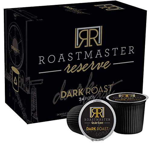 Product Cover Roastmaster Reserve Dark Roast Coffee Pods - 24ct. Limited-Batch Rare Coffee 