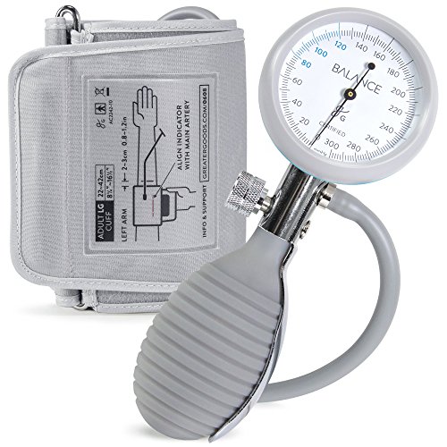 Product Cover GreaterGoods Sphygmomanometer Manual Blood Pressure Monitor, Travel Case, Upper Arm Clinical Accuracy