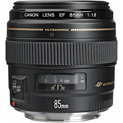 Product Cover Canon EF 85mm f/1.8 USM Medium Telephoto Lens for Canon SLR Cameras - Fixed (Renewed)