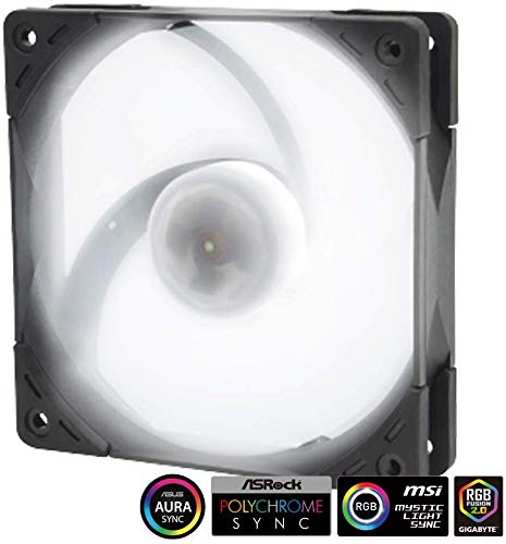 Product Cover Scythe Kaze Flex 120mm RGB LED Fan, PWM 300-1200 RPM, No Controller Included, Single Pack