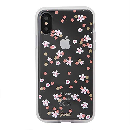 Product Cover Sonix Floral Bunch Case for iPhone X/XS [Military Drop Test Certified] Women's Embellished Rhinestone Crystal Flowers Protective Clear Case Apple iPhone X, iPhone Xs