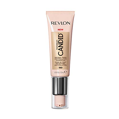 Product Cover Revlon PhotoReady Candid Natural Finish Foundation, with Anti-Pollution, Antioxidant, Anti-Blue Light Ingredients, without Parabens, Pthalates and Fragrances; Creme Brulee.75 Fluid Oz