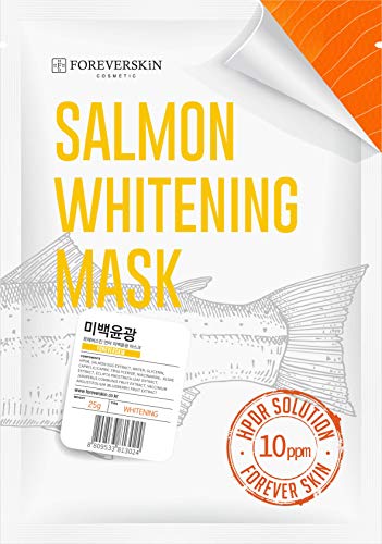 Product Cover Salmon Facial Mask - 10 Sheets of Brightening Mask Packs by Dr's Prescription