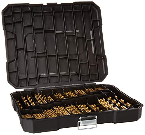 Product Cover 230 Pieces Titanium Drill Bit Set, High Speed Steel, for Wood,Metal,Aluminum Alloy