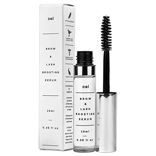 Product Cover Cel Brow and Lash Boosting Serum Mascara | Follicle Stimulation Eyelash Serum, for Rapid Fullness and Eyebrow Enhancement | Stem Cell Technology - Panax Ginseng, Biotin and Castor Oil
