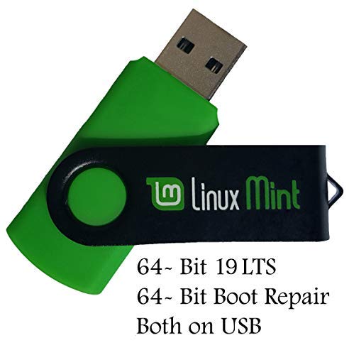 Product Cover Learn How To Use Linux, Linux Mint Cinnamon 19 Bootable 8GB USB Flash Drive - Includes Boot Repair and Install Guide