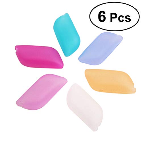 Product Cover Healifty Silicone Anti-Bacterial Tooth Brush Head Covers Case For Home Daily Travel Camping