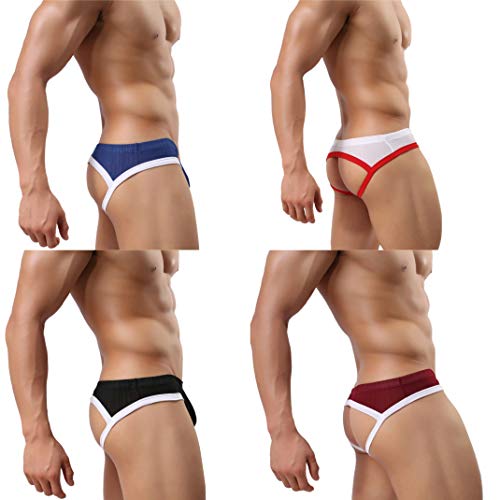 Product Cover MuscleMate Hot Men's Jockstrap, No Visible Lines, Butt-Flaunting Men's Thong Jockstrap Underwear