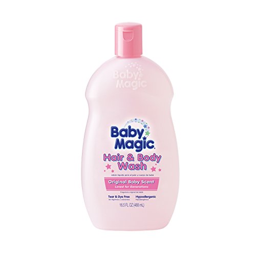 Product Cover Baby Magic Hair & Body Wash, Original Baby Scent, 16.5 Fluid Ounce (Pack of 6)