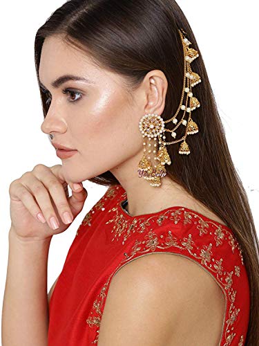 Product Cover YouBella Ethnic Jewelry Bollywood Traditional Indian Earrings for Women and Girls