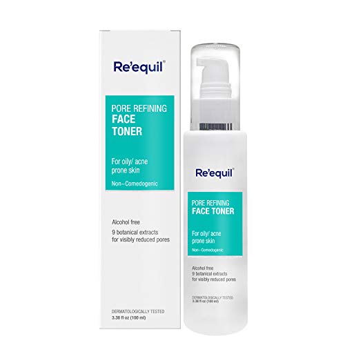 Product Cover RE' EQUIL Pore Refining Face Toner, Alcohol Free Toner for Oily, Sensitive and Acne Prone Skin (100ml)