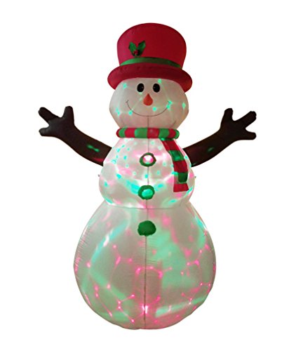 Product Cover Dreamone 8.5 Foot Christmas Inflatable Snowman with Flashing Lights for Christmas Decorations Indoor Outdoor Yard Garden Party Decorations