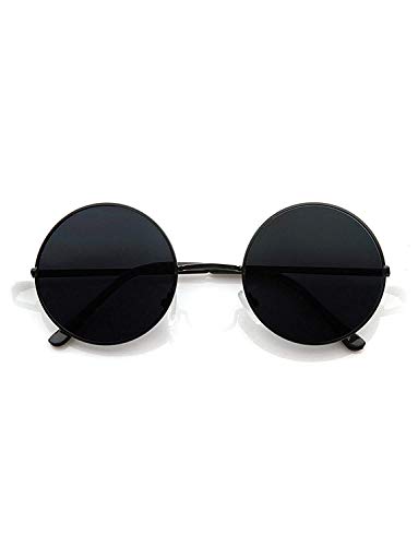 Product Cover Hippon Black Round Sunglasses for Men And Women