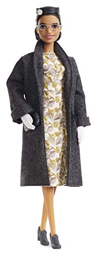Product Cover  Barbie Inspiring Women Series Rosa Parks Collectible Barbie Doll, Wearing Fashion and Accessories, with Doll Stand and Certificate of Authenticity