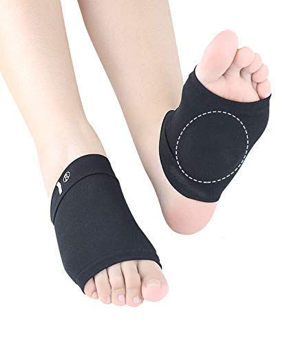 Product Cover SKUDGEAR Foot Care Plantar Fasciitis Arch Support Sleeve Cushion Heel Spurs Neuromas Flat Feet Orthopedic Pad Foot Arch Orthotic Tool (Black)