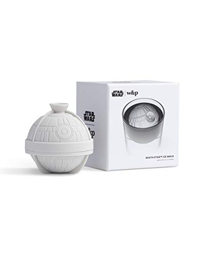 Product Cover W&P WPSW-ICE-DSTAR Limited Star Wars Collection Sphere Silicone Ice Mold, Death Star, Round Cocktail Whiskey Drink Ice Maker