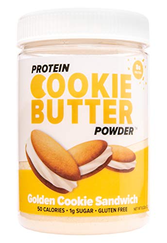 Product Cover FDL - Keto Protein Powder Cookie Butter - Low Carb Food - Easy to Mix, Bake and Spread - 2g Net Carb - 8.4oz (Golden Cookie Sandwich)