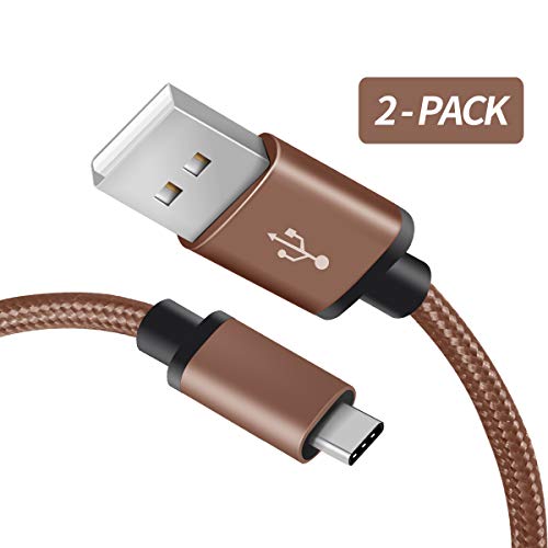 Product Cover for Samsung Galaxy Note 9 Charger, Benicabe (2-Pack 6FT) USB Type C Samsung Adaptive Fast Charging Cable Nylon Braided Cord for S9/S9 Plus, S8/S8 Plus, Note 8 and More(Copper)