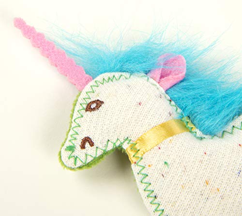 Product Cover SmartyKat Fantasy Frenzy Crinkle Unicorn Catnip and Silvervine Plush Cat Toy