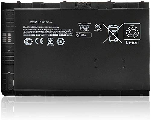 Product Cover New BT04 BT04XL Notebook Battery for HP EliteBook Folio 9470 9470M 9480 9480M Series Ultrabook Laptop fits BA06 BA06XL Battery Spare 687945-001 696621-001 H4Q47AA H4Q48AA - 12 Months Warranty