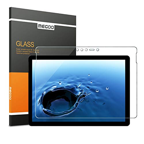 Product Cover MEGOO Screen Protector for Surface Go 10 Inch, Tempered Glass/Easy Installation/High Sensitive/Full Protection, Designed for Microsoft Surface Go (2018 Release)