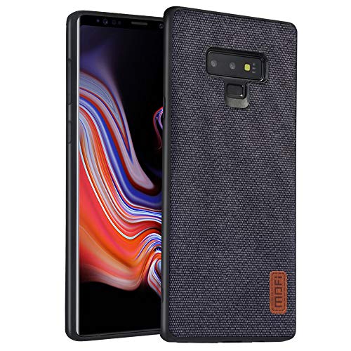 Product Cover Mofi Samsung Galaxy Note 9 Case, Anti Scratch Fabric Cover with Great Grip, Compatible with Samsung Galaxy Note9(Black)