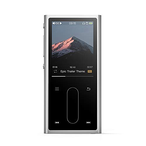 Product Cover FiiO M3K Mini HiFi Metal Shell MP3 Player with Digital Voice Recorder,24 Hours Playback and Expandable Up to 512GB with Independent Lock & Volume Control,Silver