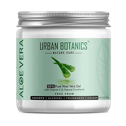 Product Cover UrbanBotanics 99% Pure Aloe Vera Skin/Hair Gel (Paraben Free), 200g