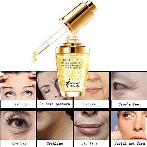 Product Cover 24 K Gold Face Moisturizing Whitening Essence Liquid Anti-wrinkle Reduce Fine Lines Skin Care