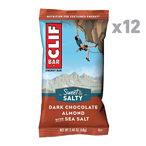 Product Cover CLIF BAR - Energy Bars - Dark Chocolate Almond with Sea Salt - (2.4 Ounce Protein Bars, 12 Count)