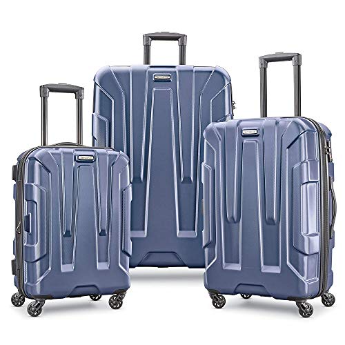 Product Cover Samsonite Centric 3PC Hardside (20/24/28) Expandable Spinner Wheel Luggage Set, Navy Blue