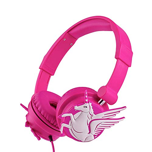 Product Cover Unicorn Headphones for Kid/Teens/Adult with Sharing Function, 85dB Volume Limited Headphones Foldable,Adjustable Toddler Headphones for Smartphone Tablet Laptop Computer MP3/4