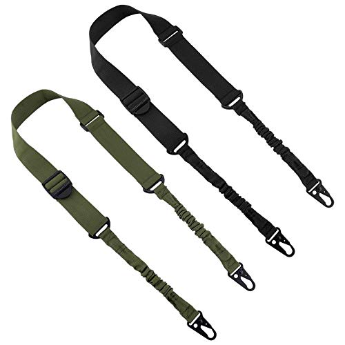 Product Cover BOOSTEADY 2 Point Rifle Sling, Adjustable Strap Multi Use Gun Sling for Outdoor Sports, Hunting - Bundle Pack of 2 Updated Version