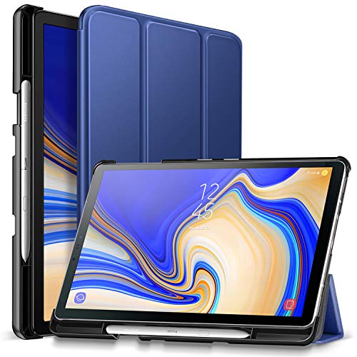 Product Cover Ztotop Case for Samsung Galaxy Tab S4 10.5 Inch 2018 with S Pen Holder- Lightweight Slim Trifold Stand Cover with Auto Sleep/Wake for Samsung Tab S4 10.5 Inch Tablet SM-T830 /T835/T837-Navy Blue