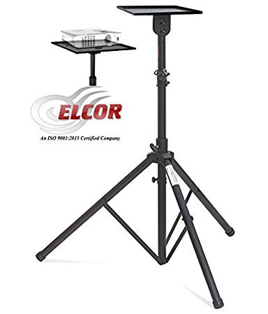 Product Cover ELCOR Adjsutable 4ft - 6ft Projector Floor Stand with Grip Belt