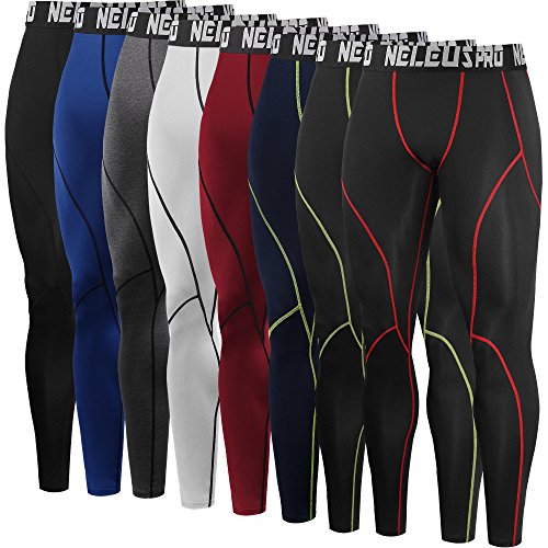 Product Cover Neleus Men's Dry Fit Compression Pants Workout Running Leggings