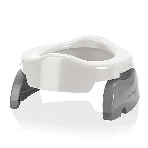 Product Cover Kalencom Potette Plus 2-in-1 (Travel Potty) Trainer Seat White/Gray