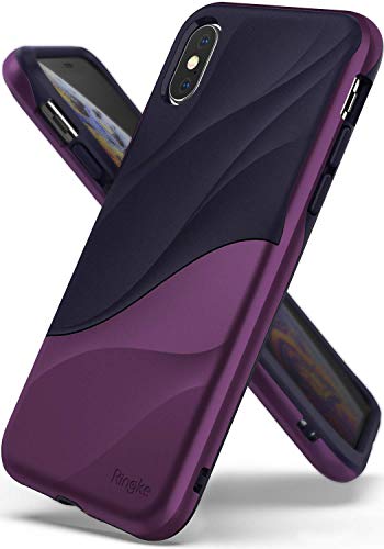 Product Cover Ringke Wave Designed for iPhone Xs Case, iPhone X Case, Dual Layer Heavy Duty 3D Textured Cover for iPhone Xs (5.8