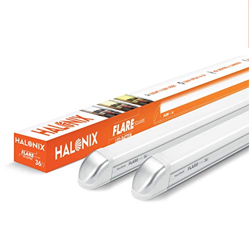Product Cover Halonix Flare Square 36-Watt LED Batten (Pack of 2, Cool White, Square)