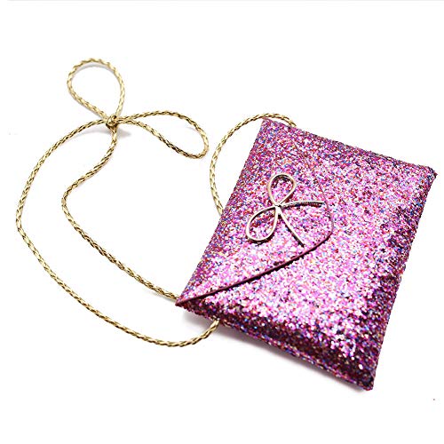 Product Cover SallyFashion Lovely Little Girl Kids Children Messenger Bag, Bling Bling Shoulder Bag, Handbag, Purple