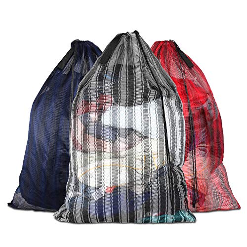 Product Cover Dalykate 3 Pack Mesh Laundry Bags with Fabric Handle 24