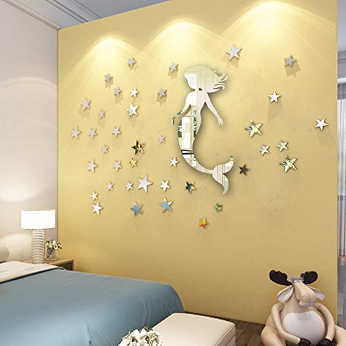 Product Cover ATFUNSHOP Mermaid Mirror Wall Decal 20