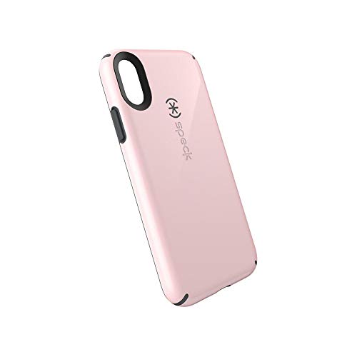 Product Cover Speck Products CandyShell iPhone XR Case, Quartz Pink/Slate Grey
