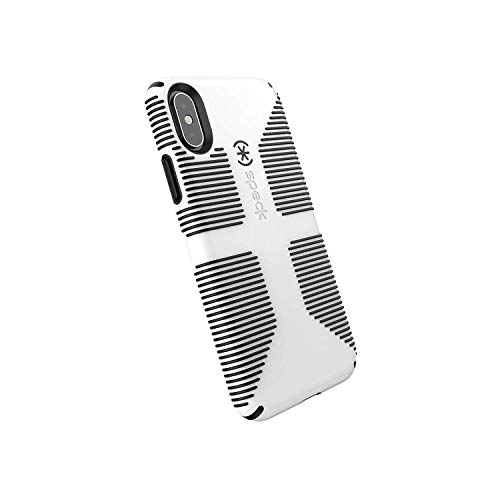 Product Cover Speck Products CandyShell Grip iPhone Xs/iPhone X Case, White/Black