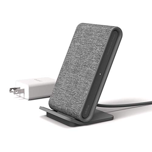 Product Cover iOttie Ion Wireless Fast Charging Stand || Qi-Certified Charger 7.5W for iPhone Xs Max R 8 Plus 10W for Samsung S9 Note 9 | Includes USB C Cable & AC Adapter | Ash