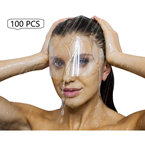 Product Cover 100 PCS Microblading Permanent Makeup Cosmetic Tattoo Eyelash Extensions Eye Surgery Eyelid Surgery Blepharoplasty Aftercare Protective Water Visors Shields Masks For Eyes And Eyebrows