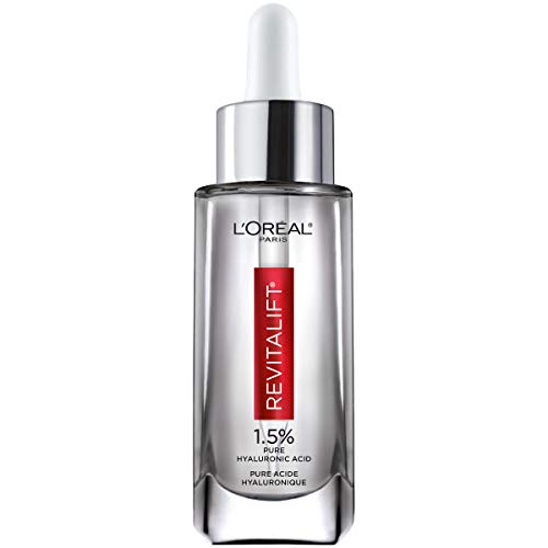 Product Cover Hyaluronic Acid Serum for Skin | L'Oreal Paris Skincare Revitalift Derm Intensives 1.5% Pure Hyaluronic Acid Face Serum | Hydrates, Moisturizes, Plumps Skin, Reduces Wrinkles, Anti Aging Serum | 1 Oz