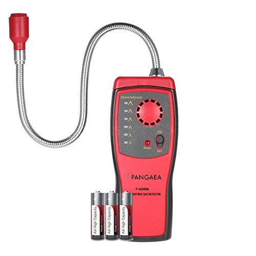 Product Cover Portable Propane Methane and Natural Gas Leak Detector (Batteries Included), Combustible Gas Sniffer, Gas Tester Meter Sensor with Sound Light Alarm Adjustable