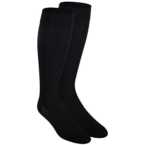 Product Cover NuVein Compression Socks for Women and Men, Medical Support Stockings, Black (Closed Toe), Medium (15-20 mmHg)